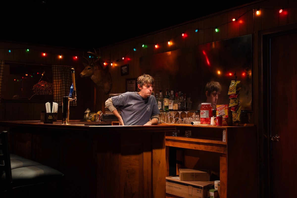 Bubba Weiler behind the bar in The Holes at the Wild Project