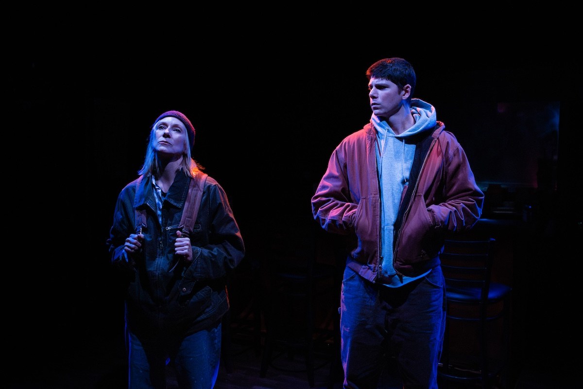 Tina Benko and Jack Mulhern in The Holes at the Wild Project